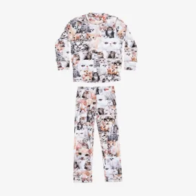 Airhole Thermal Milk Fleece Set Junior - Kitties