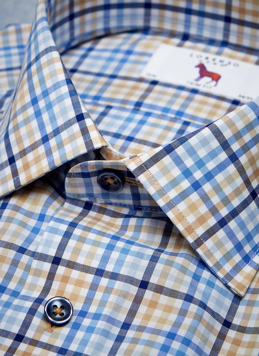 Alexander in Blue & Yellow Plaid Shirt