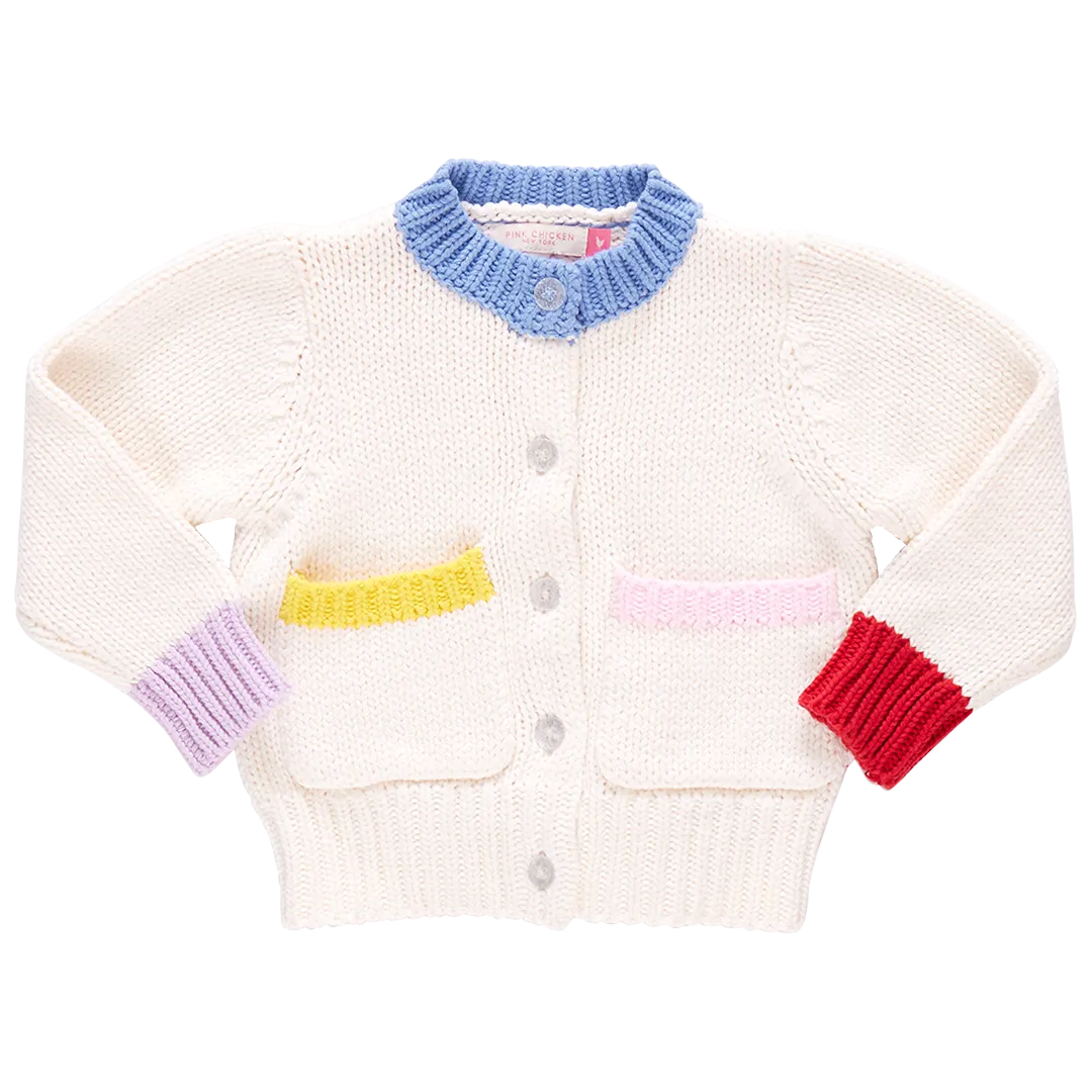 Cali Colorblock Sweater - Multi Trim