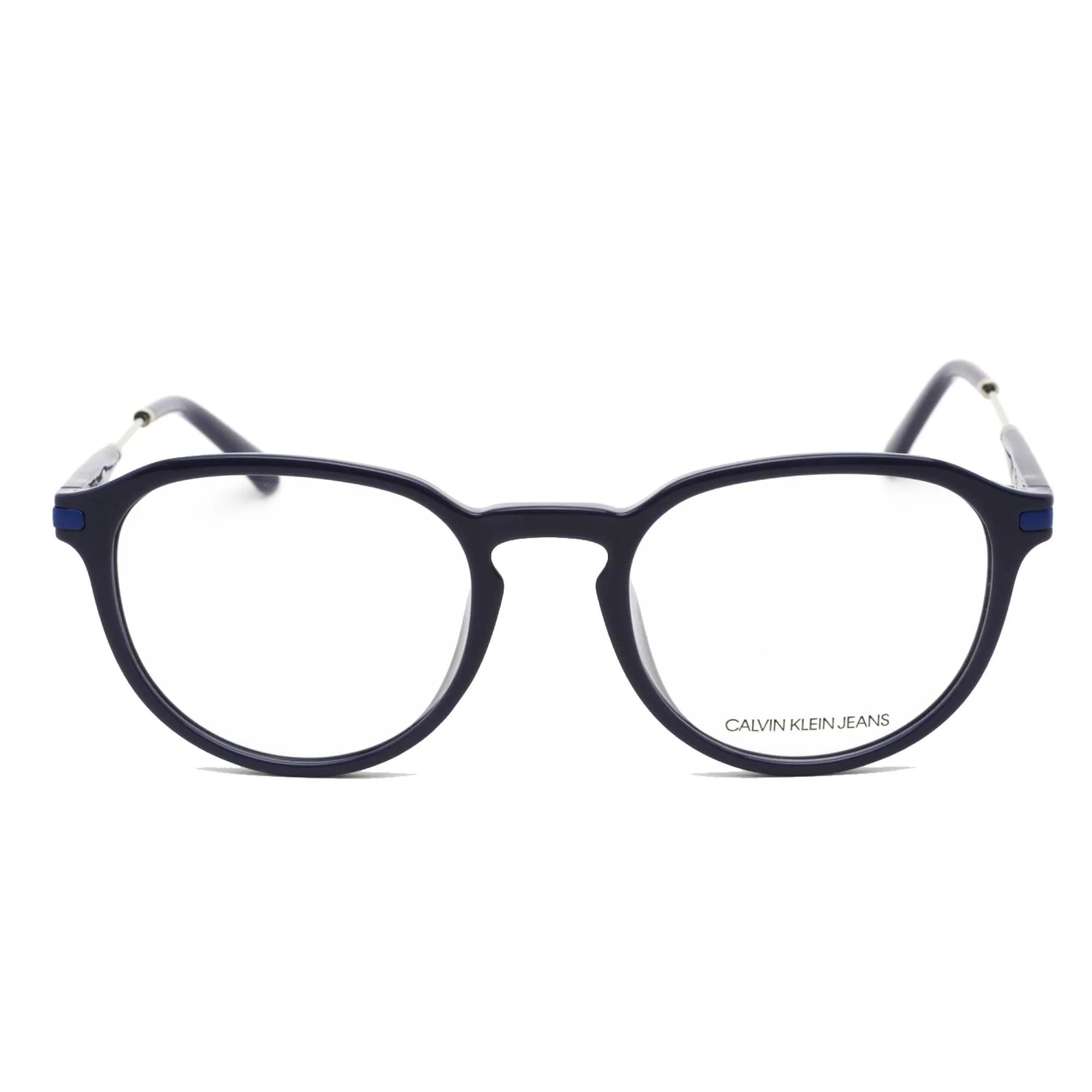 Calvin Klein Jeans Unisex Eyeglasses - Navy Plastic Frame Clear Lens | CKJ19707A 405