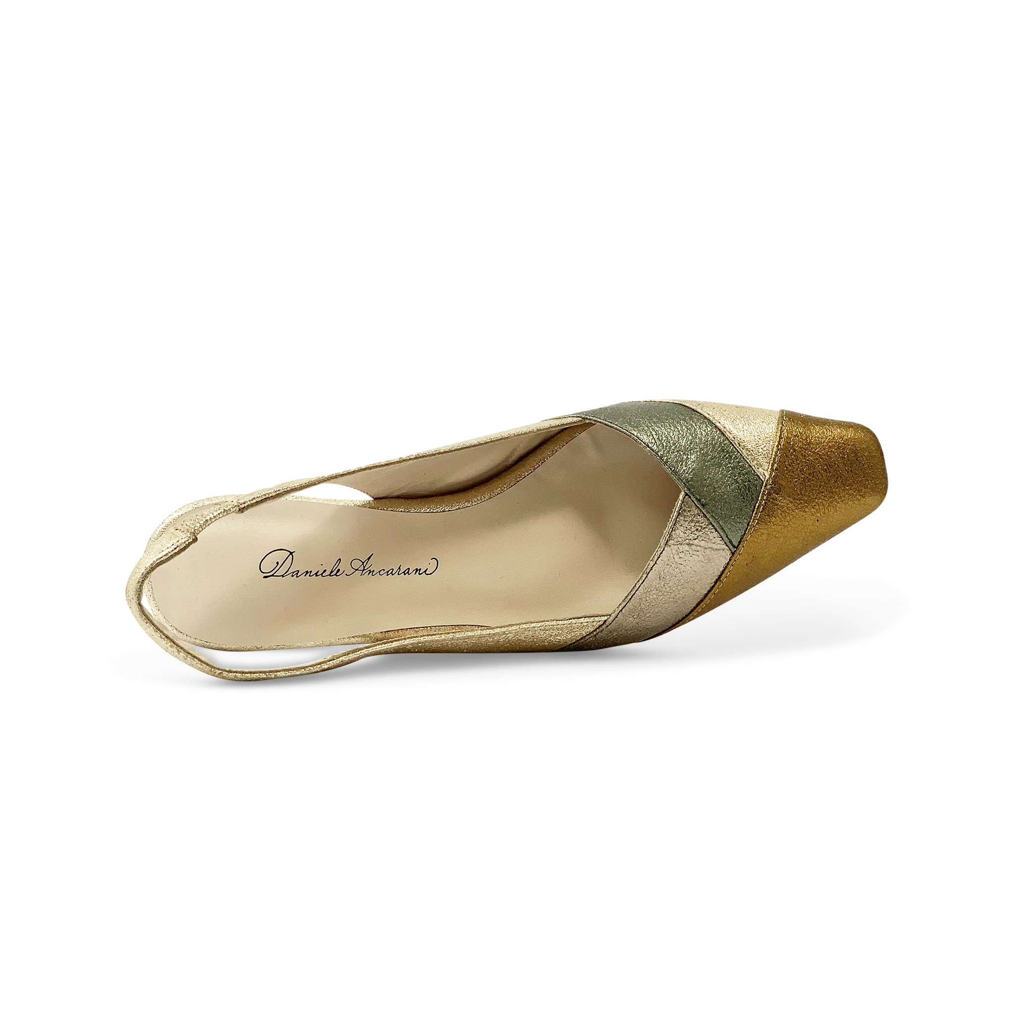 DI CHENZO Women's 9910 Multi-Metallic Leather Combo