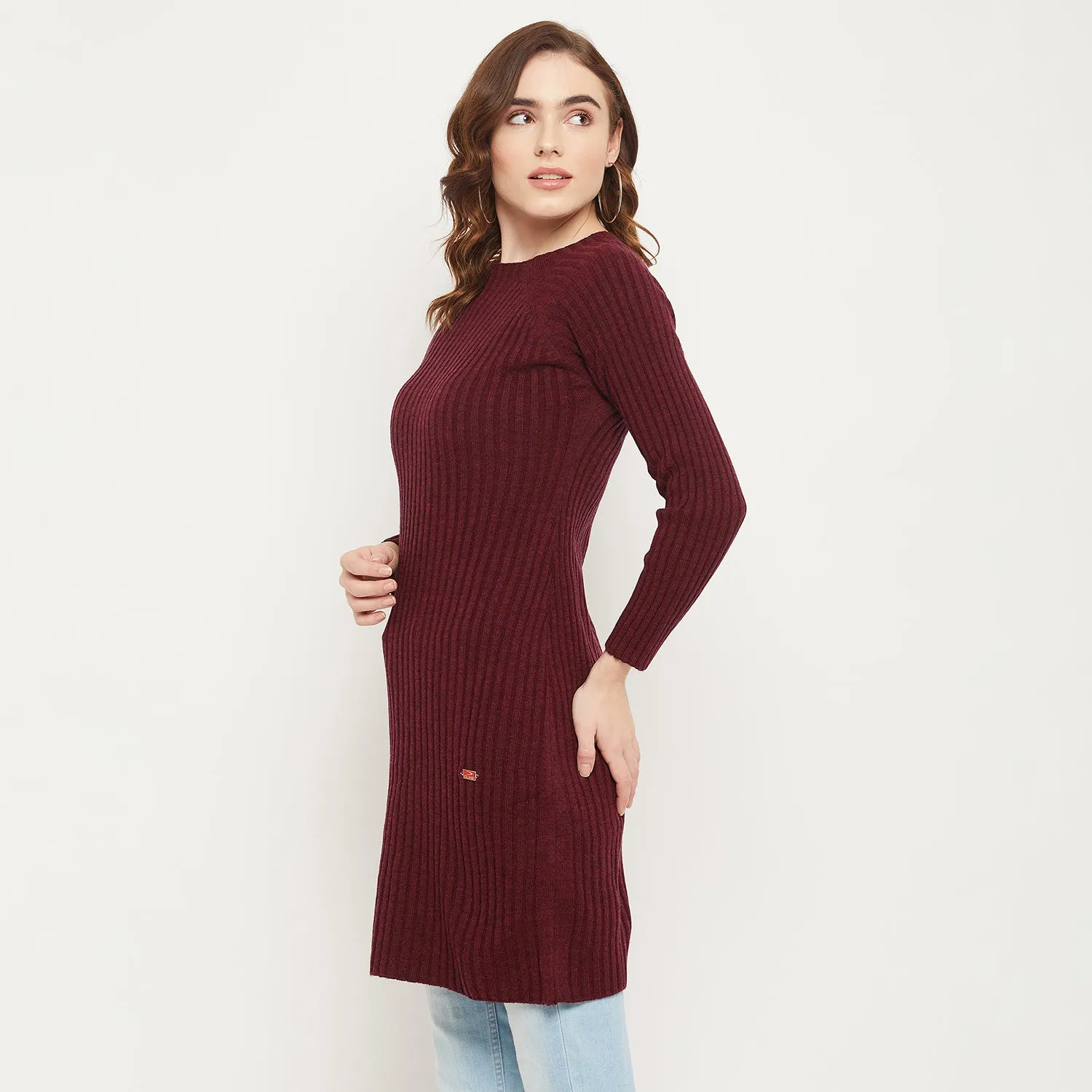 Duke Stardust Women Solid Long Pullover (SDS1028)