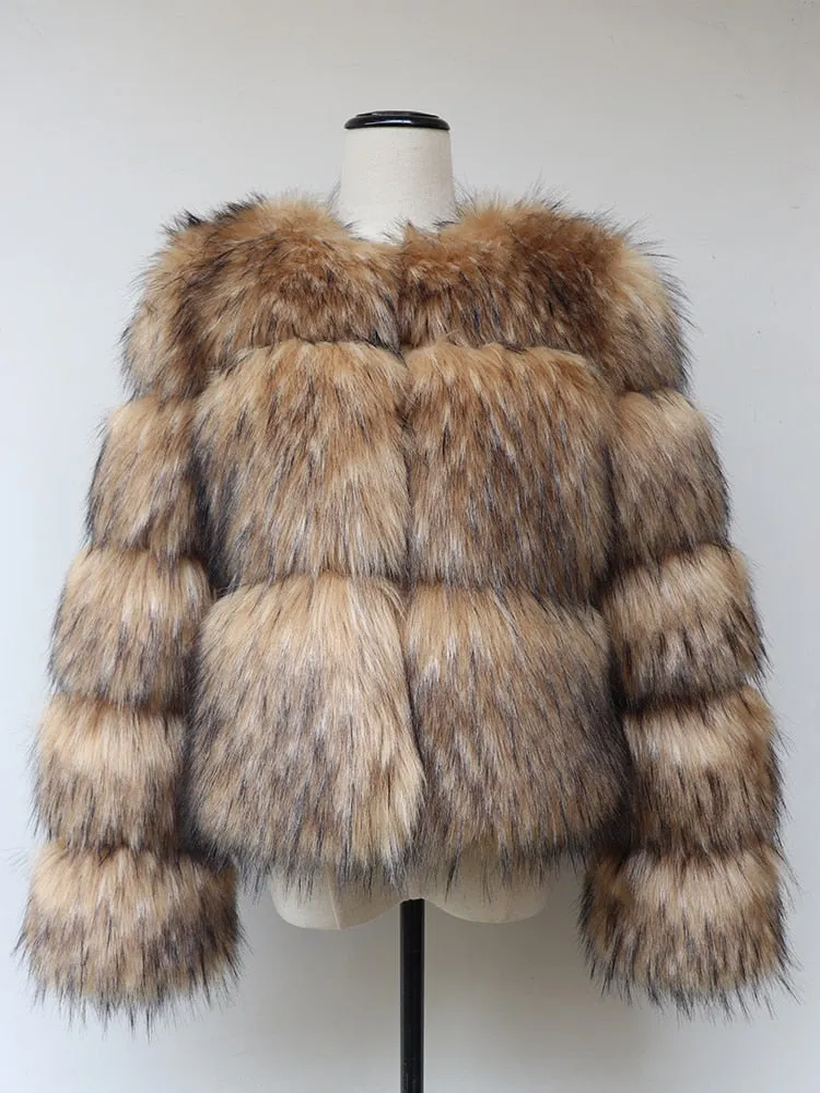 Faux Fur Coat