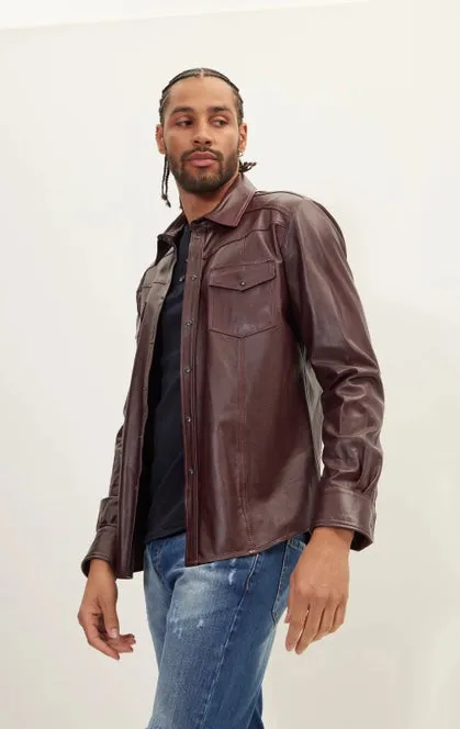 James Lambskin Shirt