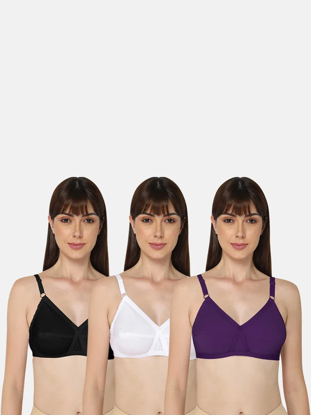 Naidu Hall Heritage-Bra Special Combo Pack - Cross - C42