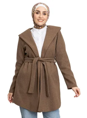 Sh-Brown Feather Jacket