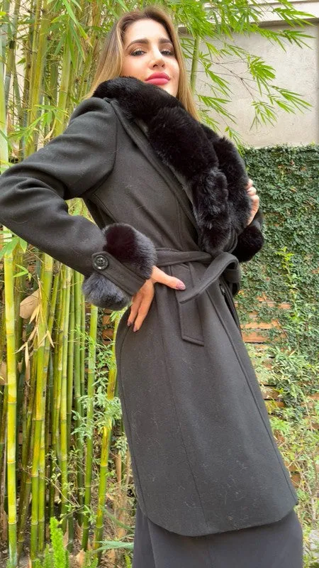 THE GLORIA FAUX FUR COAT