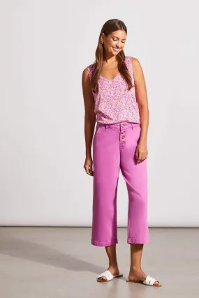 Tribal 53650 Aubrey Button Fly Wide Let Jeans